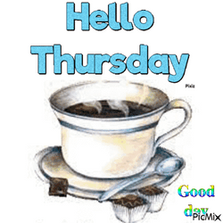 Hello Thursday Hot Teacup GIF