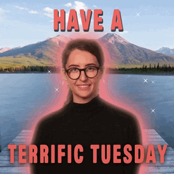 Hello Tuesday Beautiful Lakeview Volcano GIF