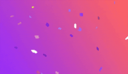 Hello Tuesday Flashing Text Confetti GIF