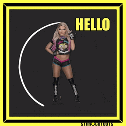  Hello We Wrestler Alexa Bliss GIF