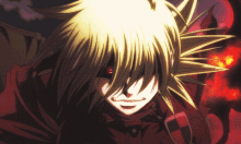 Hellsing Anime Seras Victoria Red Eye Reveal GIF