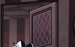 Helluva Boss Millie Break Screen Door GIF