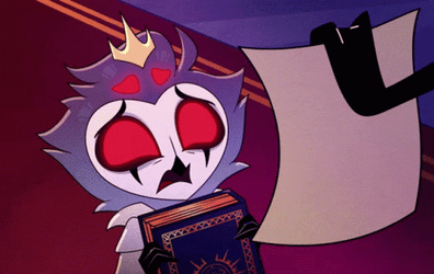 Helluva Boss Stola Cry While Reading The Notes GIF
