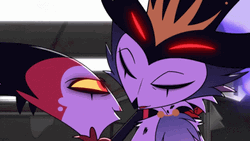 Helluva Boss Stolas Kissed Blitzo GIF