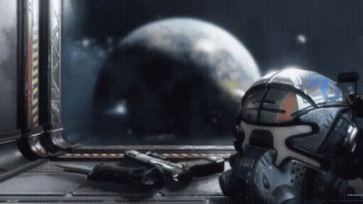 Helmet With Letter A Next To Gun GIF