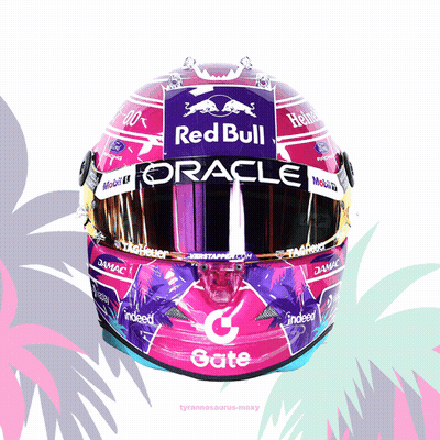 Helmet With Red Bull Oracle and G Gate