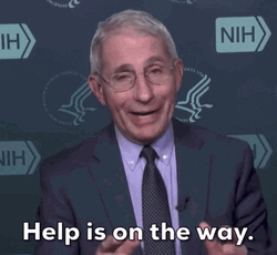 Help Is On The Way Anthony Fauci GIF