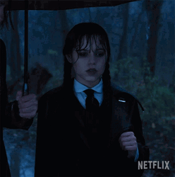 Help Is On The Way Dear Wednesday Addams GIF