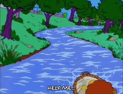 Help Me River Flowing GIF