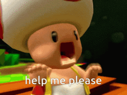 Help Me Toad Super Mario