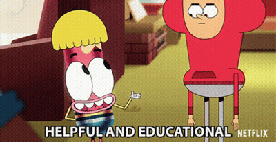 Helpful And Educational Netflix Cartoon GIF