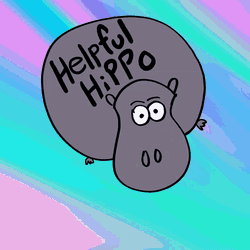 Helpful Hippo Veefriends GIF