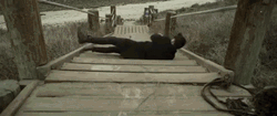 Helpless Guy Falling Down Stairs GIF
