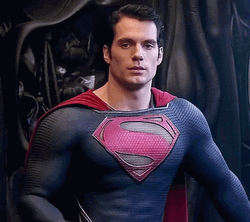Henry Cavill As DC Superhero Superman Waving  GIF