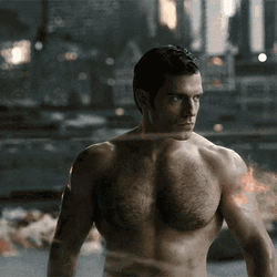 Henry Cavill As Superman Heat Vision GIF