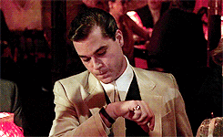 Henry Hill Looking His Watch Goodfellas GIF