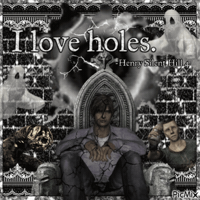 Henry Silent Hill 4 Poster Man Sitting On Chair GIF