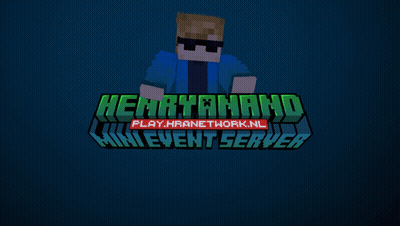 Henryahand Mini Event Server Minecraft Logo GIF