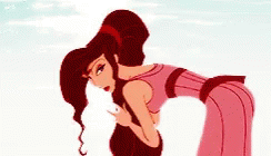 Hercules Hercules Megara Drying Out Her Hair GIF