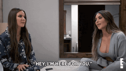 Here For You Kim Chloe Kardashian GIF