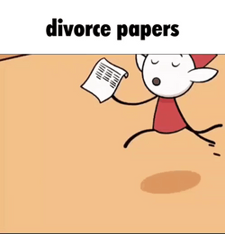 Here Is The Divorce Papers GIF