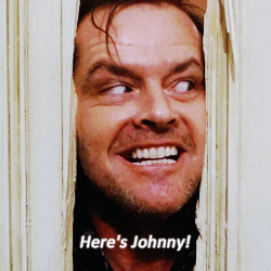 Here's Johnny The Shining Horror GIF