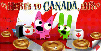 Here's To Canada Eh Sign GIF
