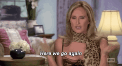 Here We Go Again Blonde GIF