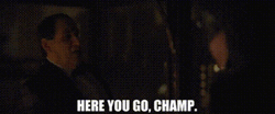 Here You Go Champ The Batman Movie GIF