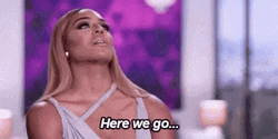 Here You Go Sassy Lady Feeling Down GIF