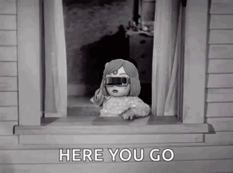 Here You Go Vintage Kid Face Swap GIF