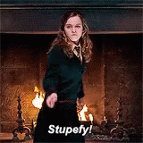 Hermione Casting Stupefly GIF