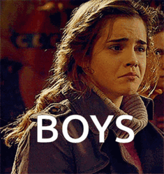 Hermione Granger Boys GIF