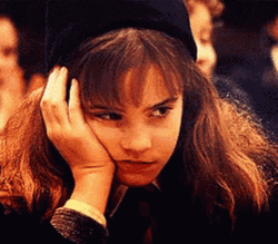 Hermione Granger Cute Bored GIF