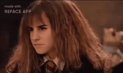 Hermione Granger From Harry Potter Is Making A Funny Face While Wearing A Tie . GIF