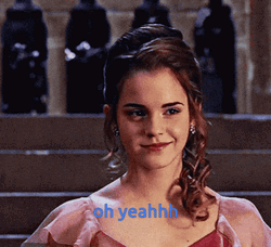 Hermione In A Lovely Dress GIF