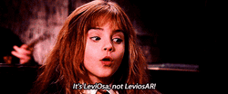Hermione Pronouncing Laviosa GIF