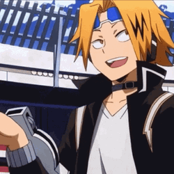 Hero Academia Denki Cool Walking Talking GIF