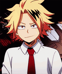 Hero Academia Denki Speaking GIF