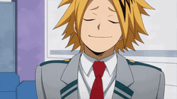 Hero Academia Proud Denki Talking GIF