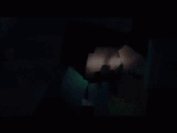 Herobrine Lightning Eyes Strike Minecraft GIF