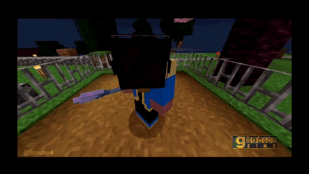 Herobrine Slow Motion Stare Up GIF