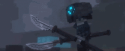 Herobrine Violent Scuffle Minecraft GIF