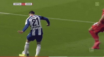 Hertha Vs Union Soccer Game Score 1-0 GIF