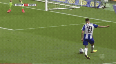 Hertha Vs Union Soccer Match GIF