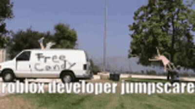 Hertz Van Parked In Lot GIF