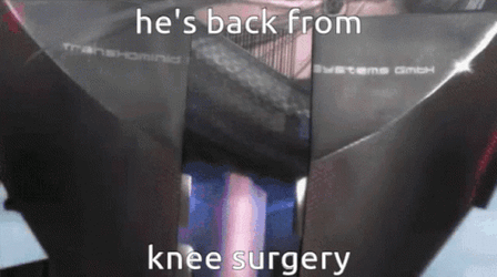 Hes Back From Knee Surgery GIF