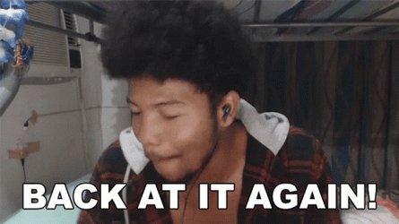Hes Back It Again GIF