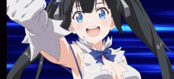 Hestia DanMachi Bell Cranel Thumbs Up GIF