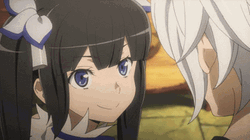 Hestia DanMachi Cute Tired GIF